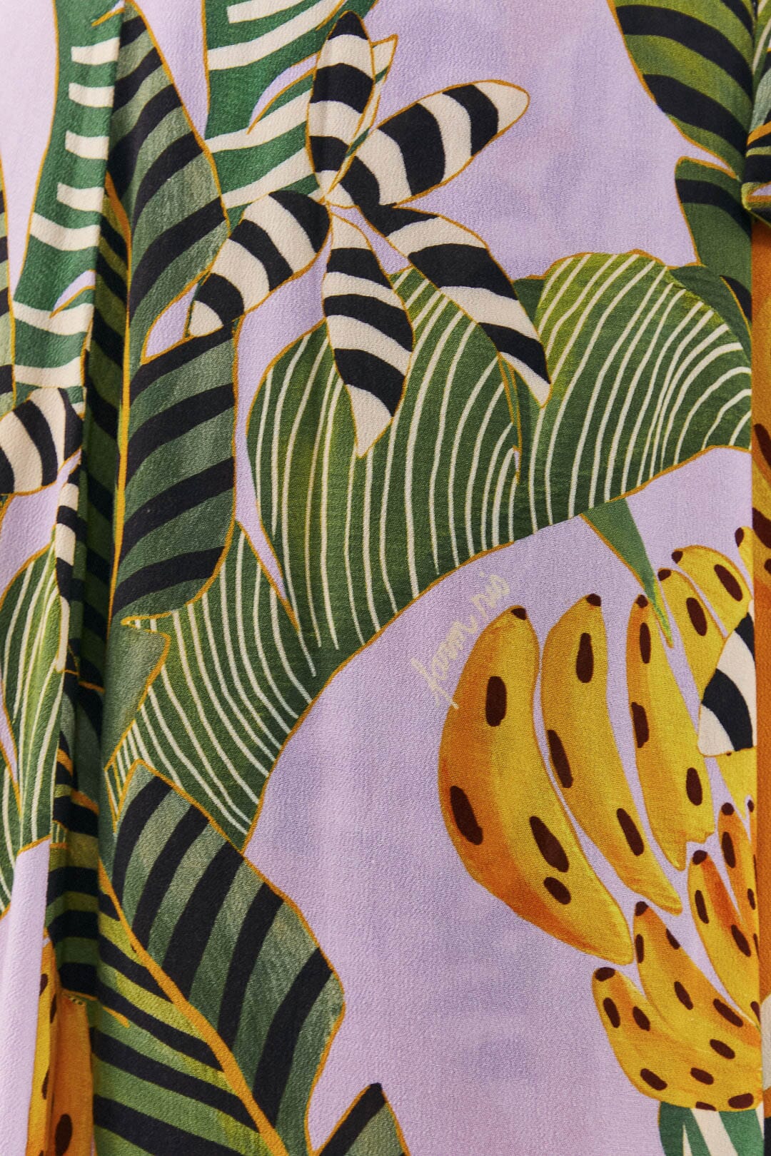 Robe longue portefeuille Bananas - Multicolore