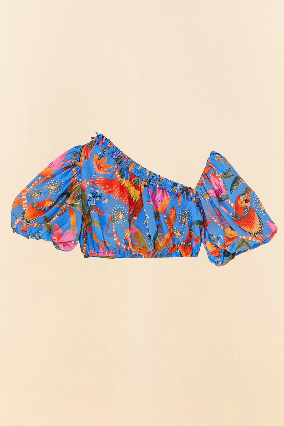 Blouse Party Macaw en coton - Multicolore