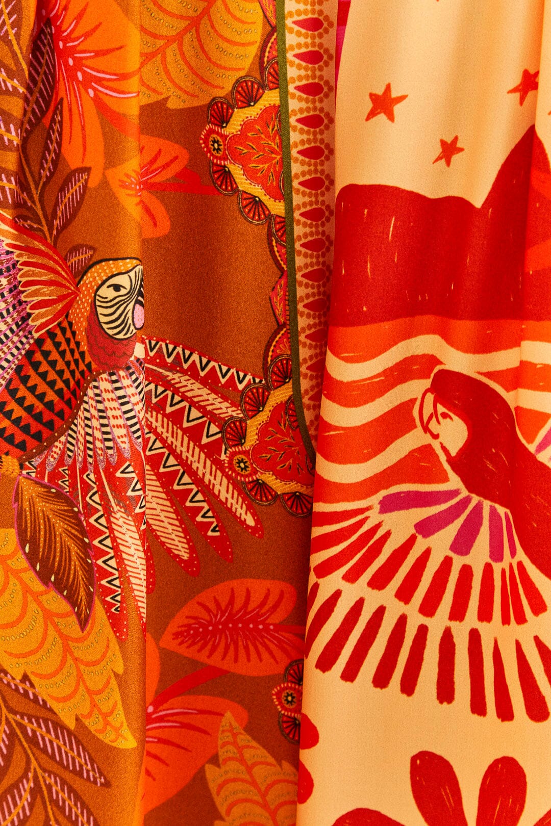 Pantalon Forest Mixed Scarves - Orange