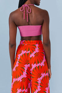 Top en maille - Rose