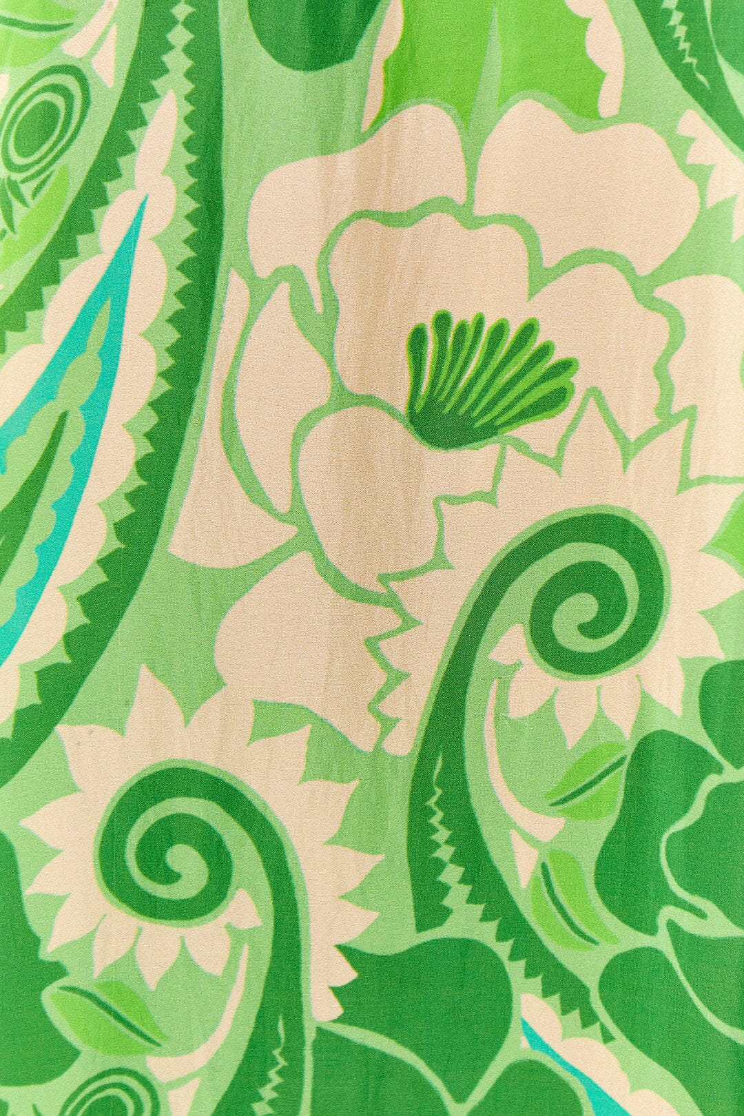 Chemise Tropicale à rayures - Vert