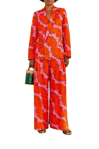 Blazer Copacabana en lin - Rose