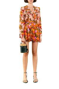 Blouse Mango Trees en coton - Rose