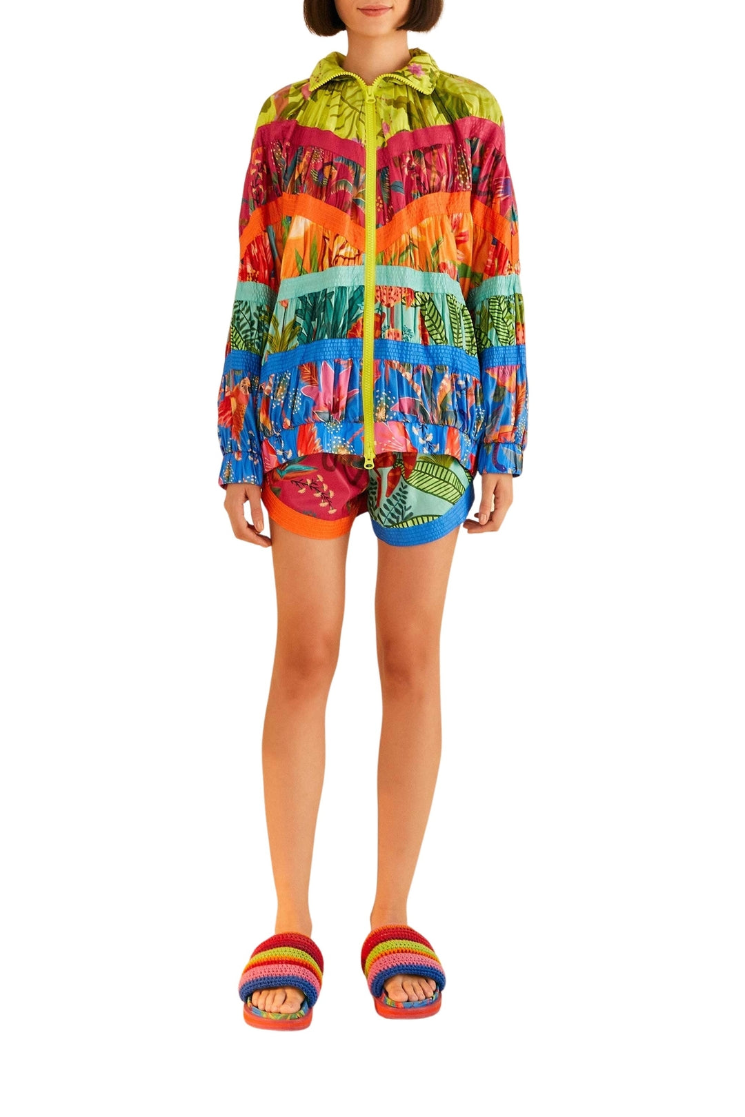 Short à imprimés mixtes - Multicolore