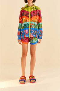 Short à imprimés mixtes - Multicolore