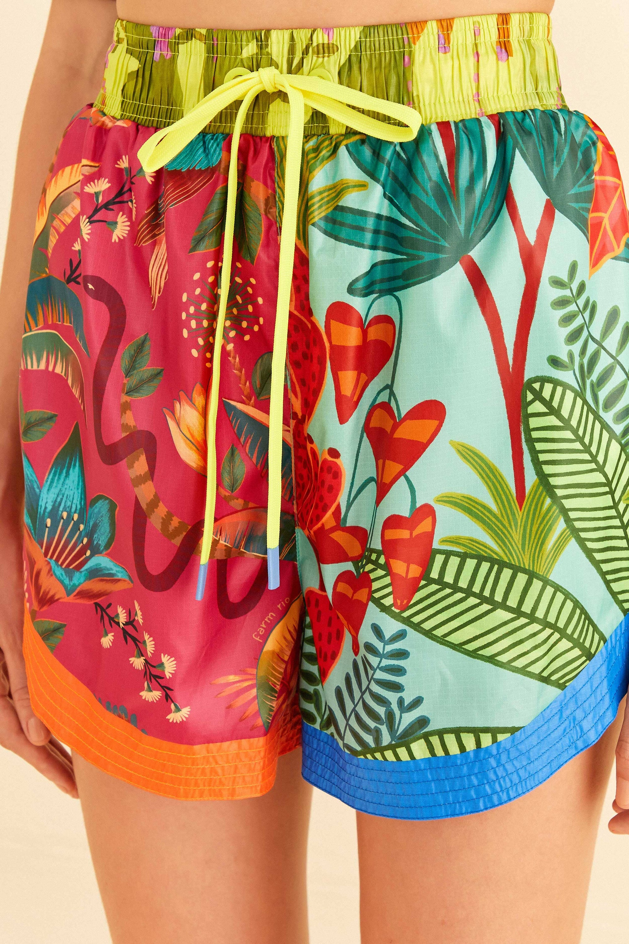 Short à imprimés mixtes - Multicolore