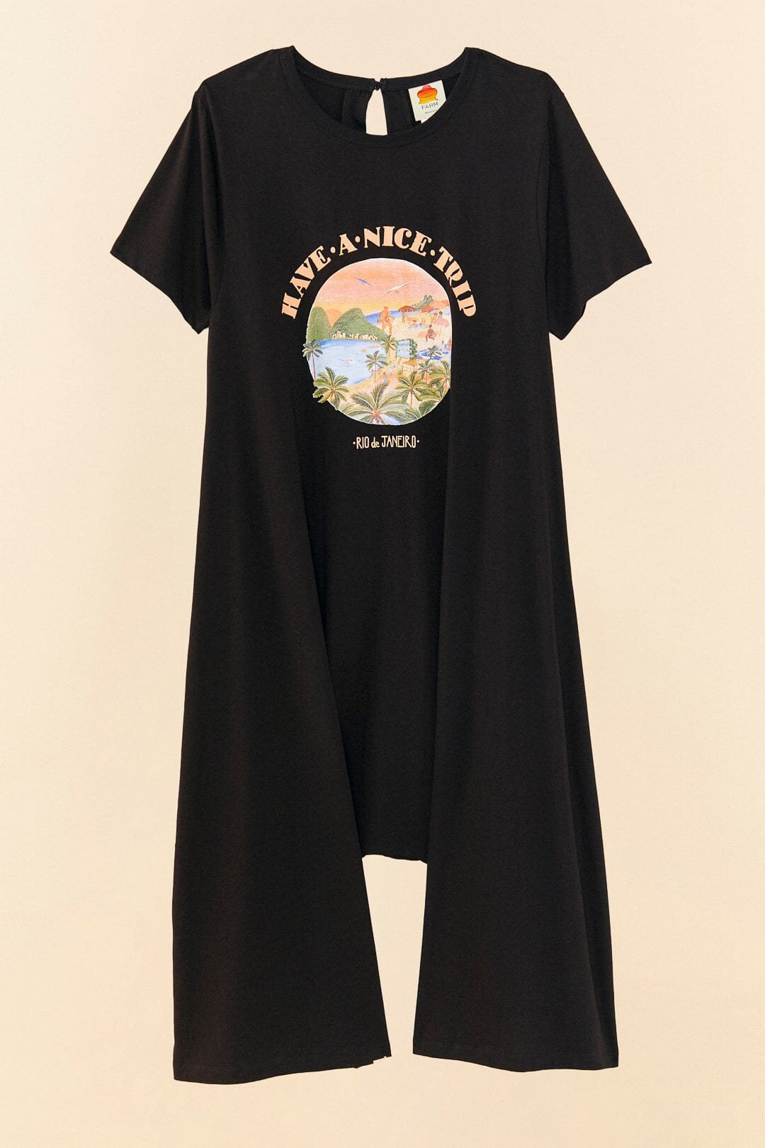 Combinaison Bon voyage en coton - Noir