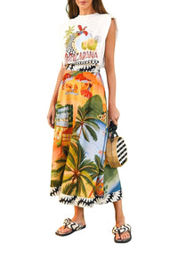 T-shirt Copacabana en coton - Blanc