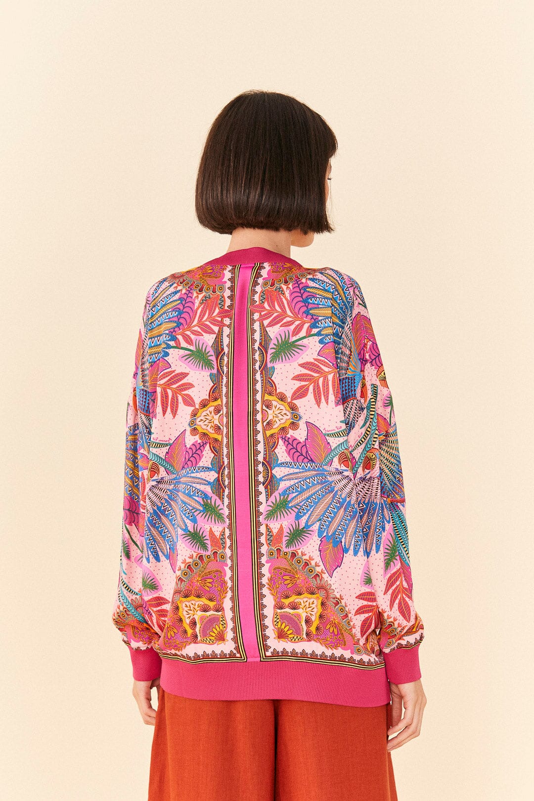Cardigan Macaw Scarf - Rose