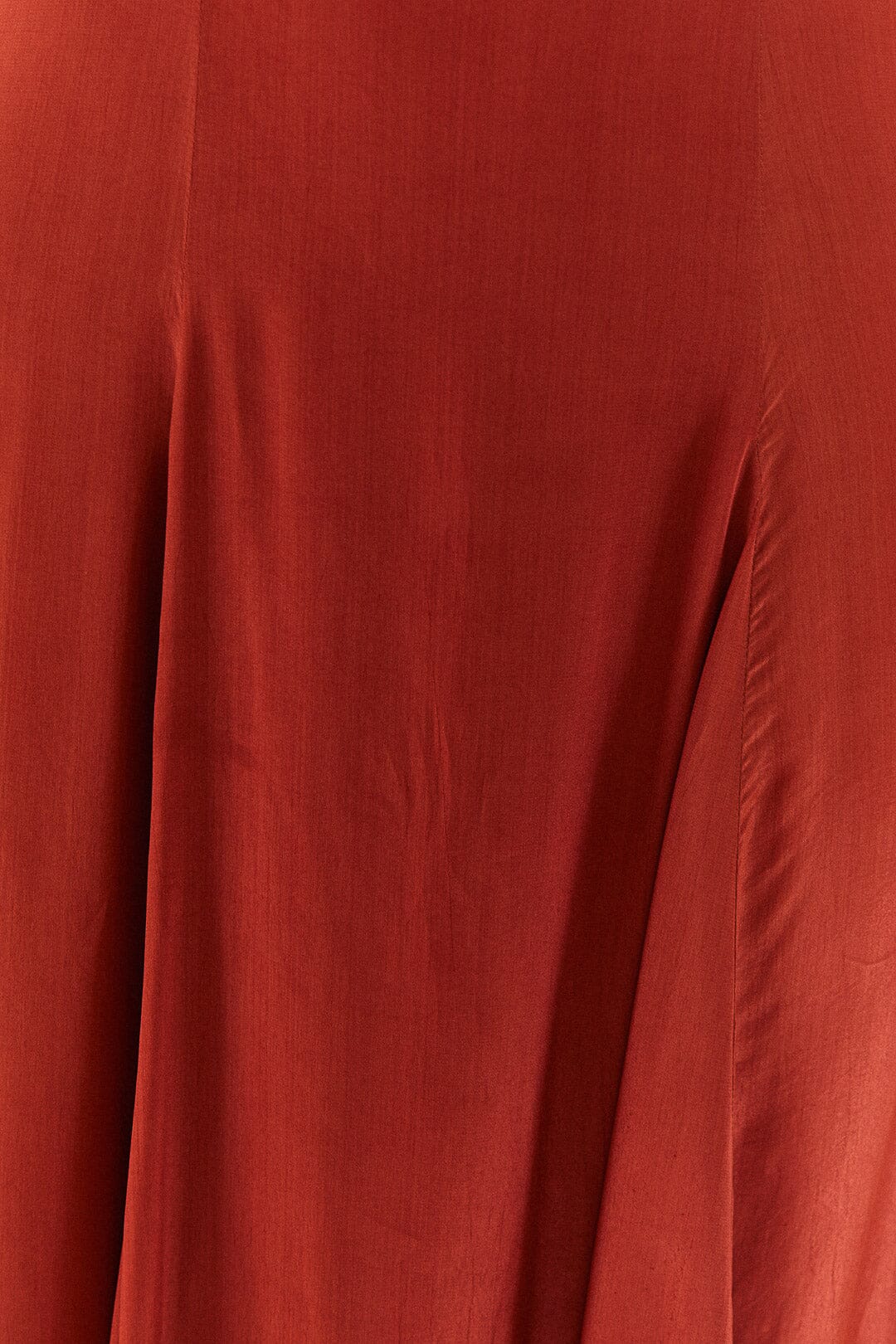 Robe longue asymétrique à bandeau - Rouge