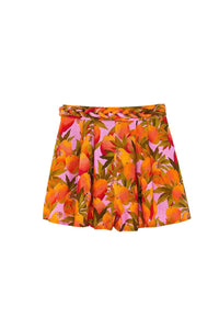 Short Mango Macaws en lin - Orange