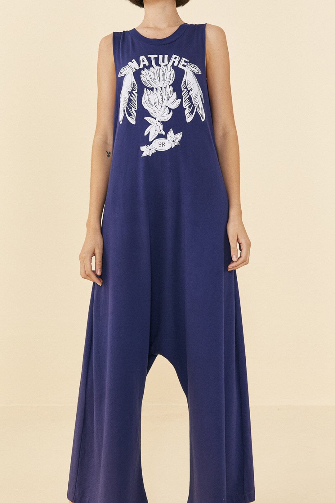 Combinaison Nature en coton - Bleu