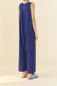 Combinaison Nature en coton - Bleu