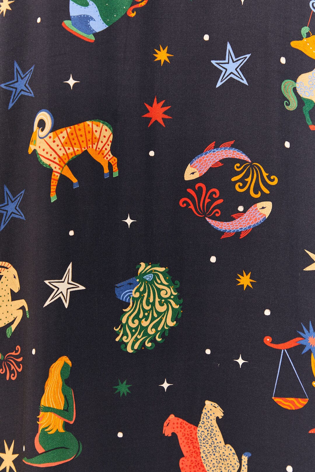 Robe midi nuisette Zodiac - Noir