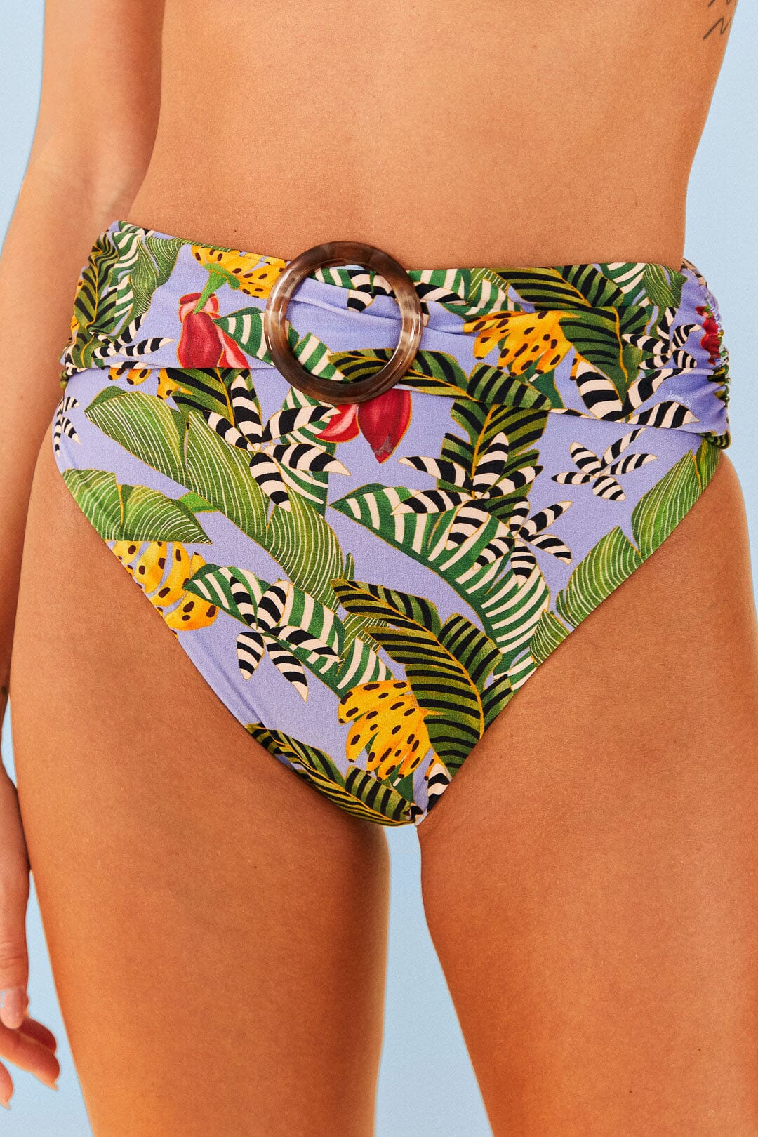 Maillot de bain une pièce Striped Bananas - Multicolore
