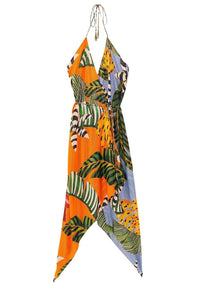Robe de plage Striped Bananas - Multicolore