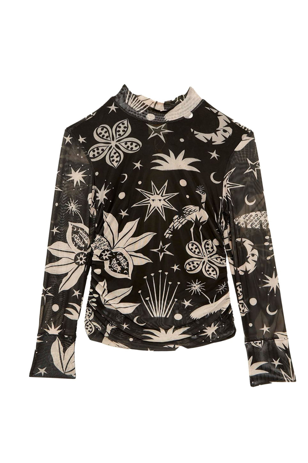 Blouse Cerrado Sky en tulle - Noir