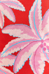 Robe longue Coconut Tree en maille - Rouge