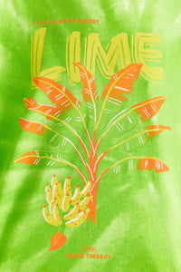 T-shirt Lime Bananas en coton - Vert