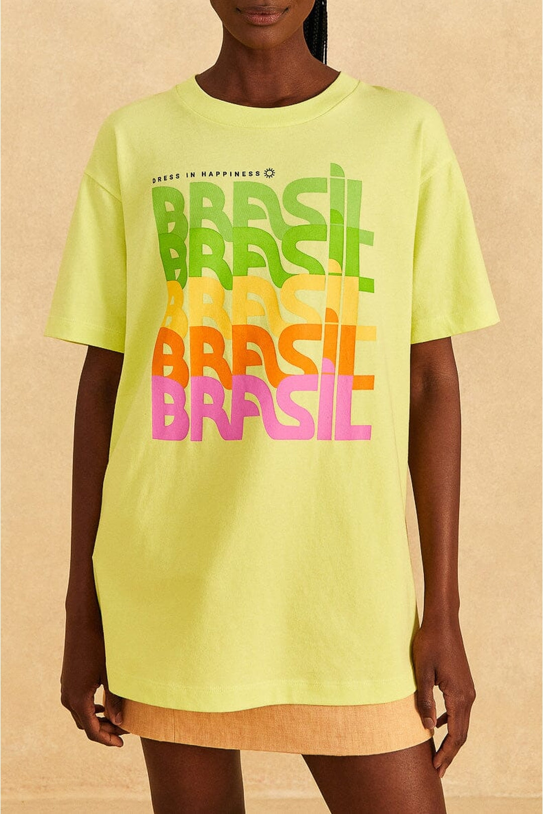 T-shirt Brésil en coton - Vert