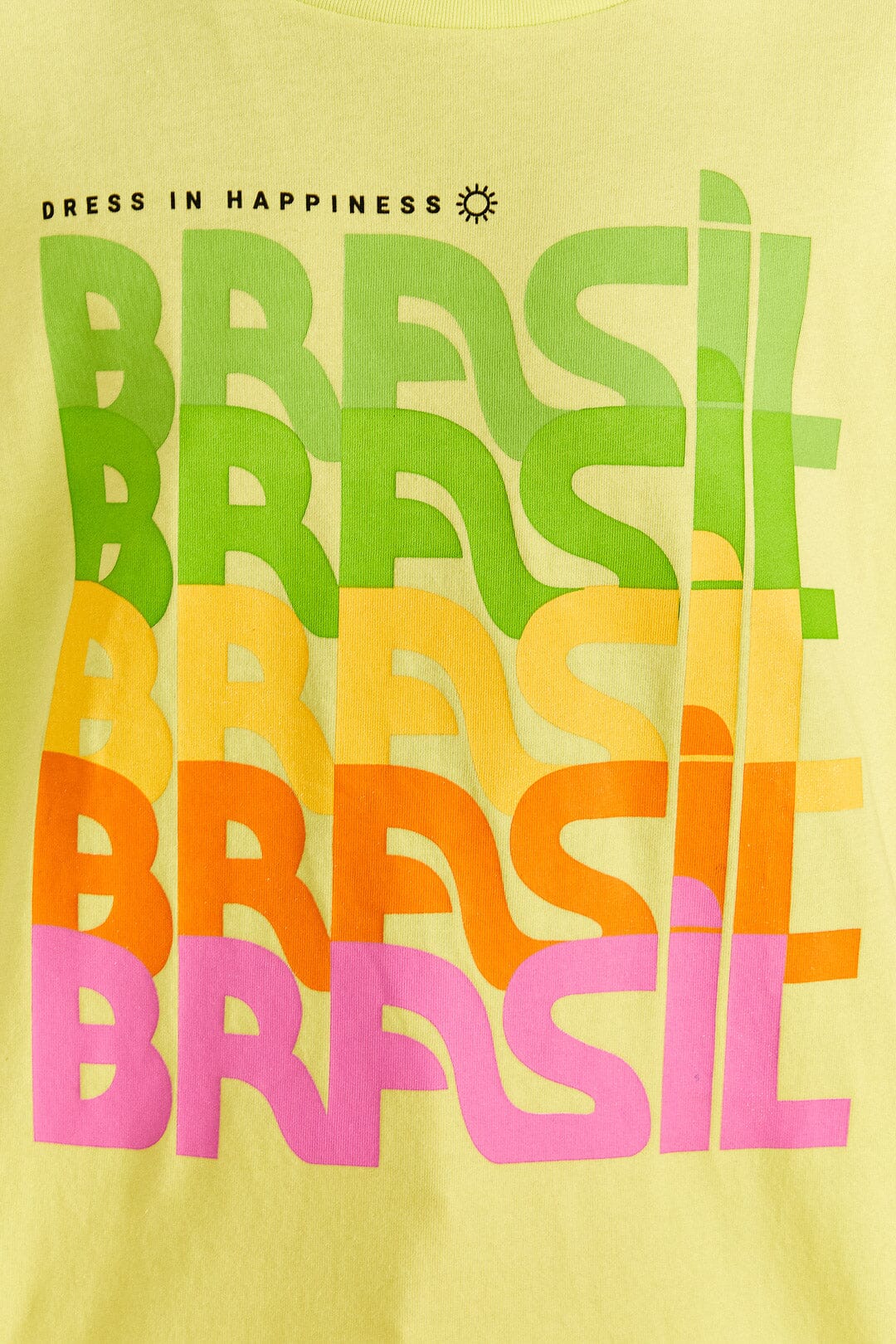T-shirt Brésil en coton - Vert