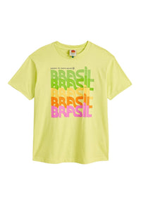 T-shirt Brésil en coton - Vert