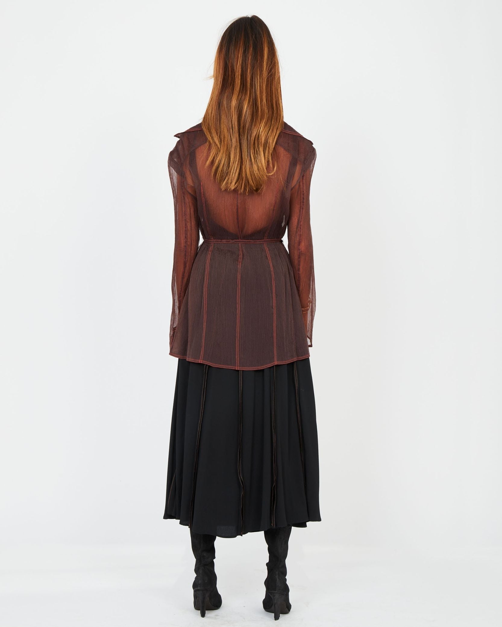 Veste ceinturée transparente - Epony