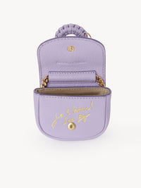 Porte-clés Hana en cuir - Brise Lilas