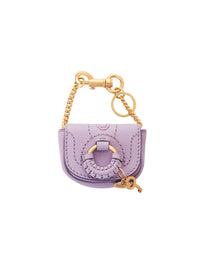 Porte-clés Hana en cuir - Brise Lilas