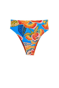 Bas de bikini taille haute Dewdrop Spectrum - Orange