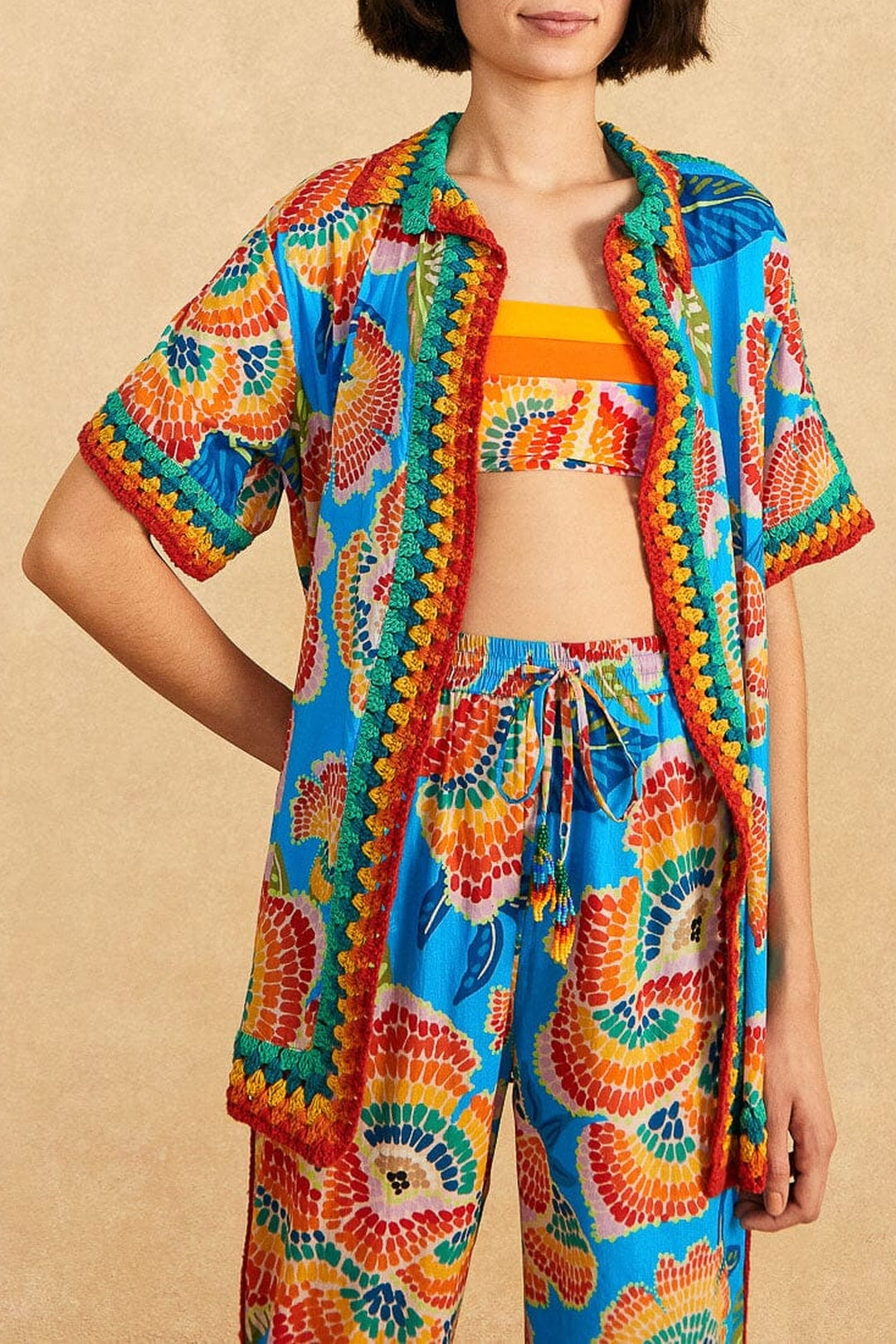 Chemise Dewdrop Spectrum en coton - Orange