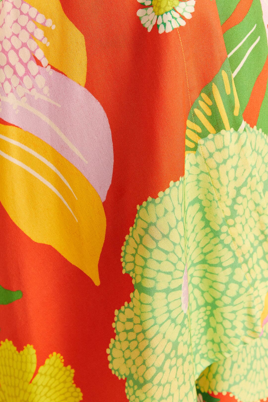 Kimono Neon Floral - Rouge