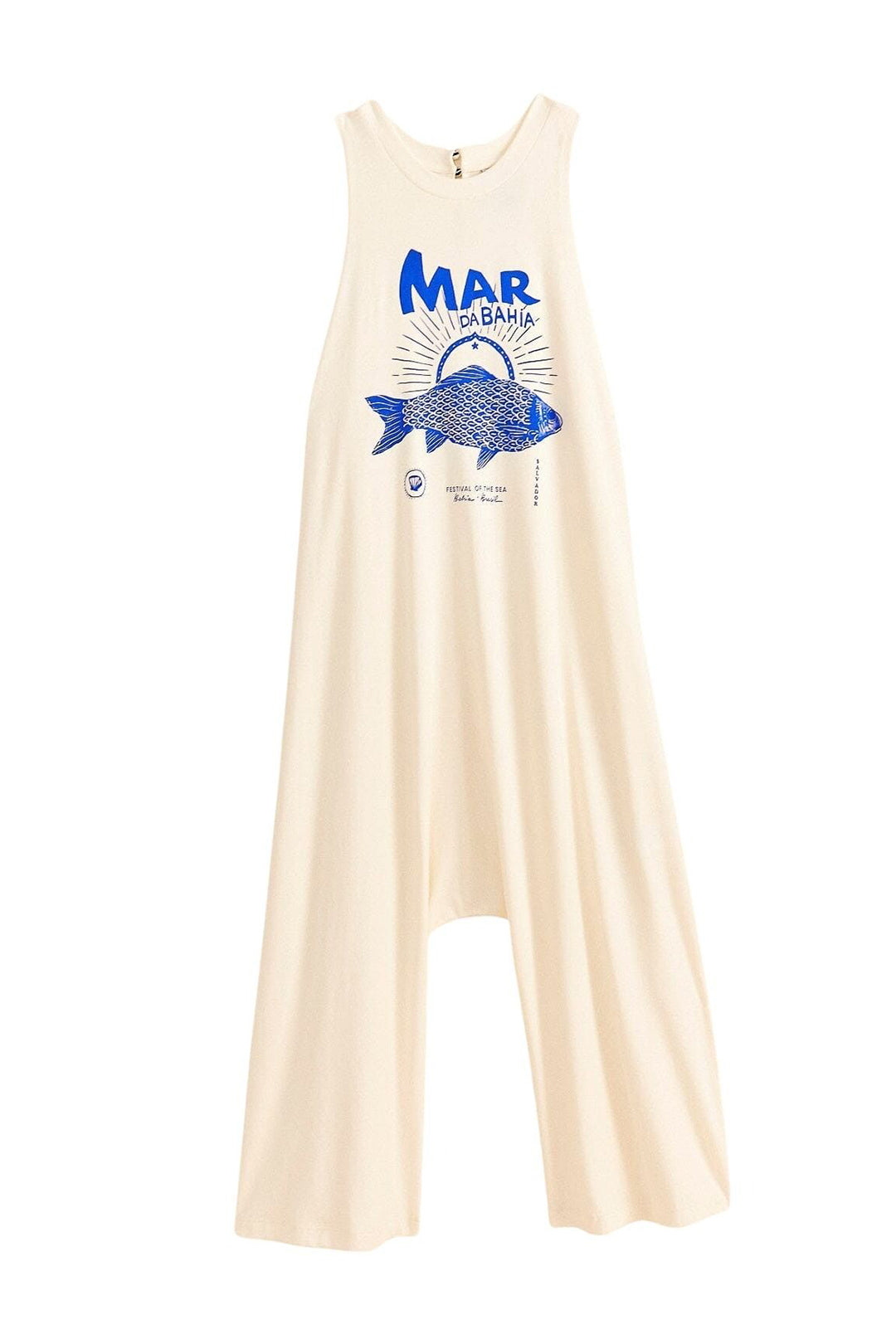 Combinaison Mar Da Bahia en coton - Blanc