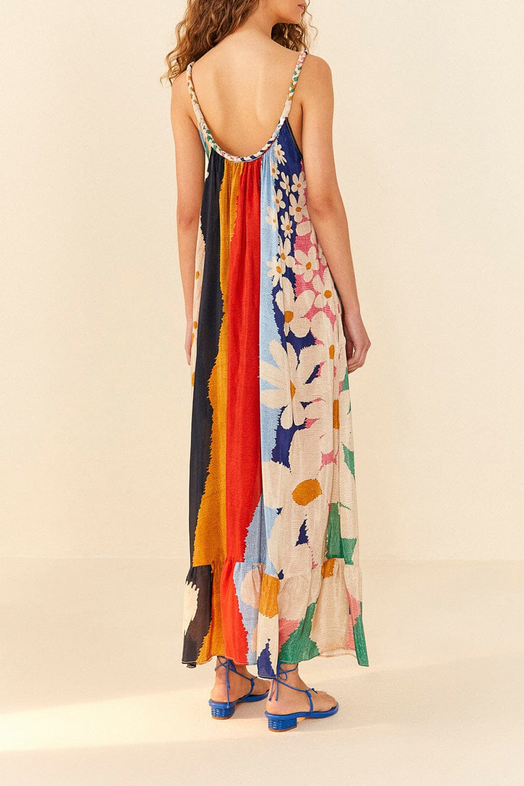 Robe longue Super Fun Daisy - Multicolore
