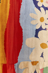 Robe longue Super Fun Daisy - Multicolore