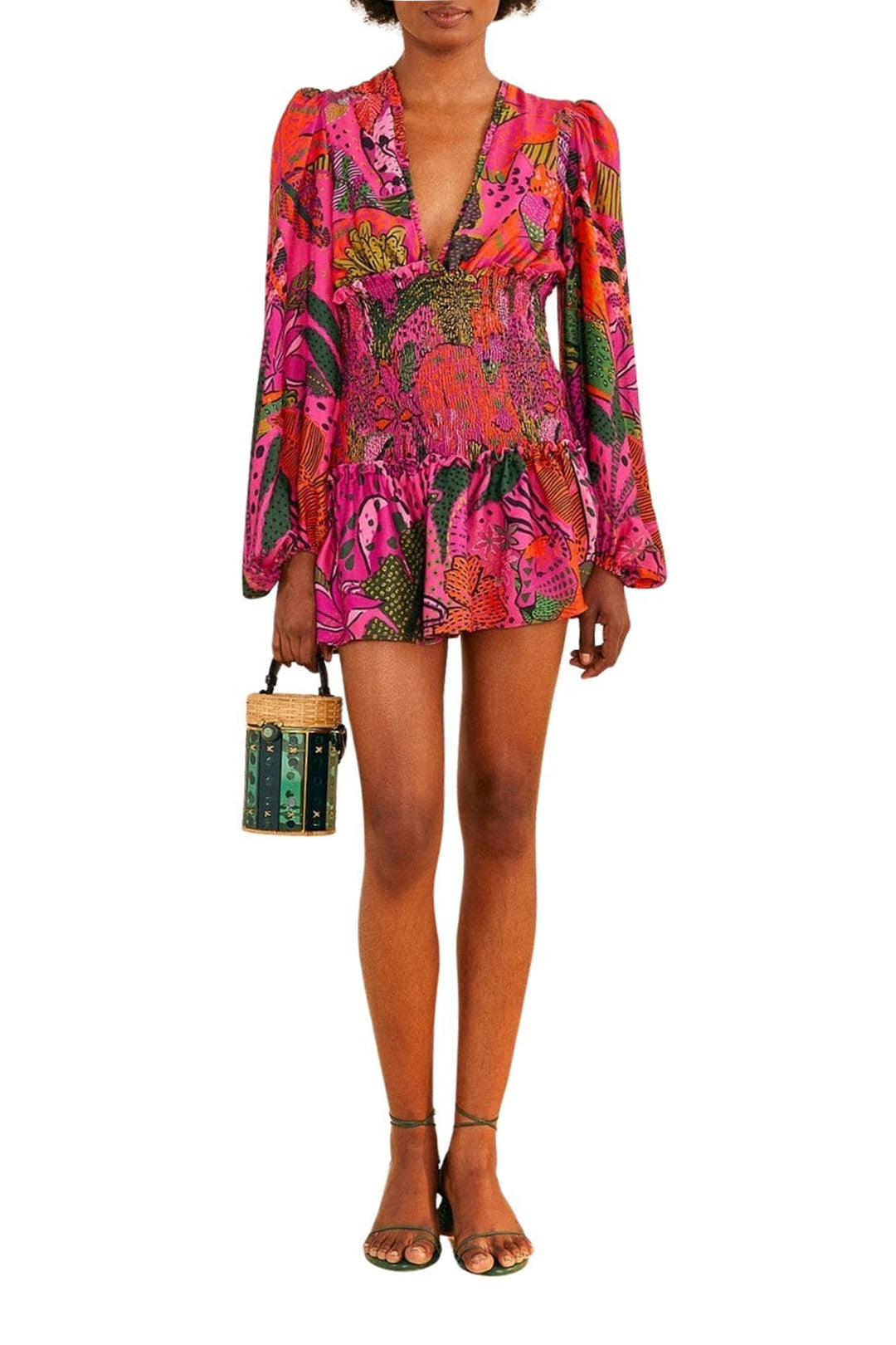 Robe courte Cool Leopards - Rose