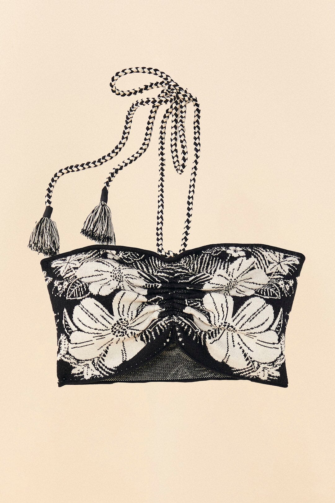 Top Macaw Elegance en maille - Noir