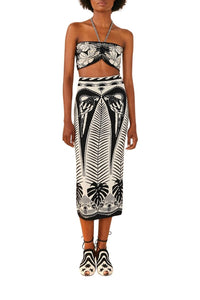 Jupe Macaw Elegance en maille - Noir