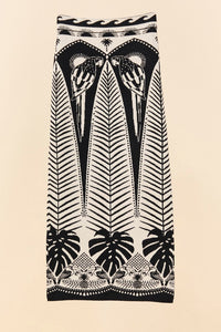 Jupe Macaw Elegance en maille - Noir
