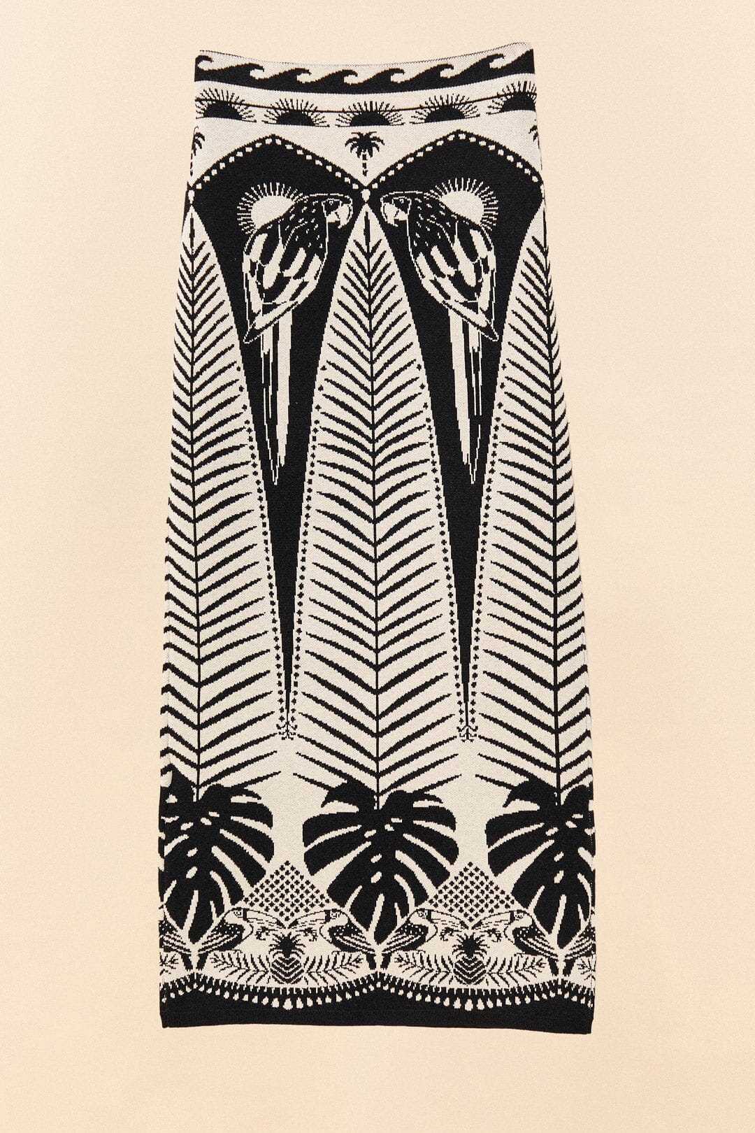 Jupe Macaw Elegance en maille - Noir