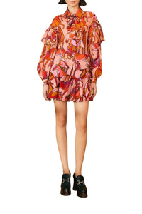 Blouse à nœud papillon Wild Horses en coton - Rose