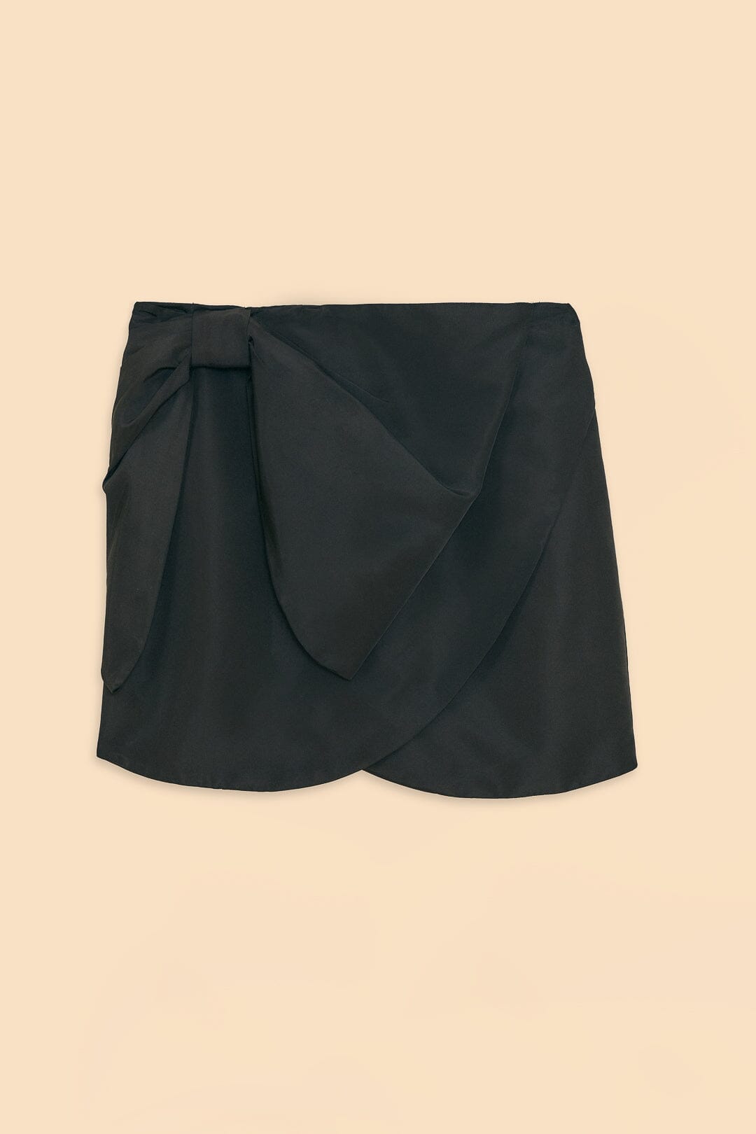 Mini jupe en taffetas - Noir