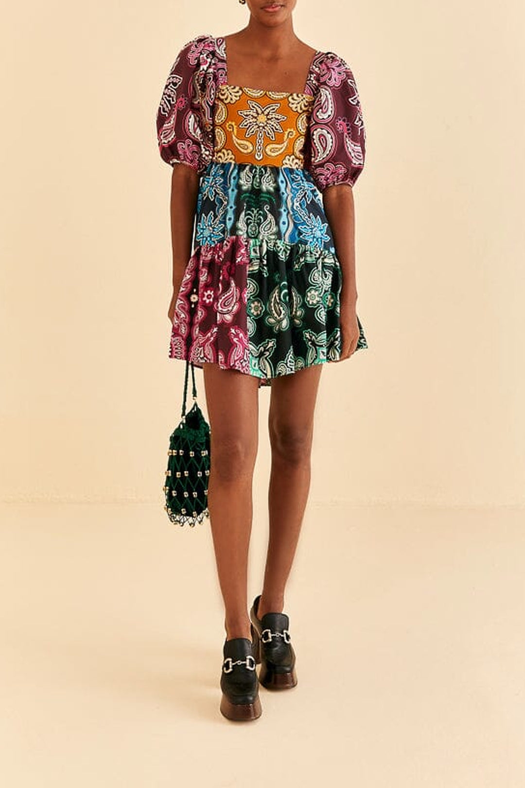 Robe courte Sweet Mermaids en coton - Multicolore
