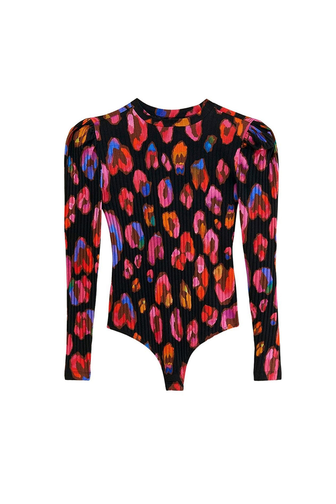 Body Léopards irisés - Rouge