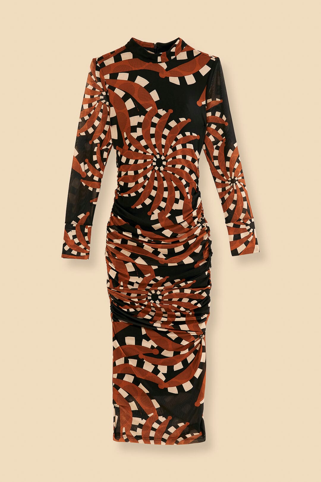 Robe midi Bananada en tulle - Orange