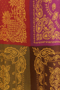 Chemise à manches courtes Bandana Dream - Orange