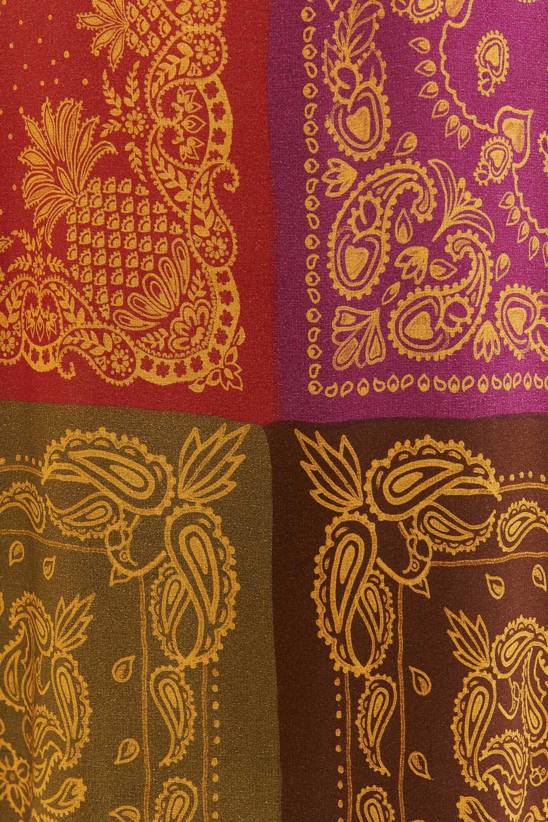 Chemise à manches courtes Bandana Dream - Orange