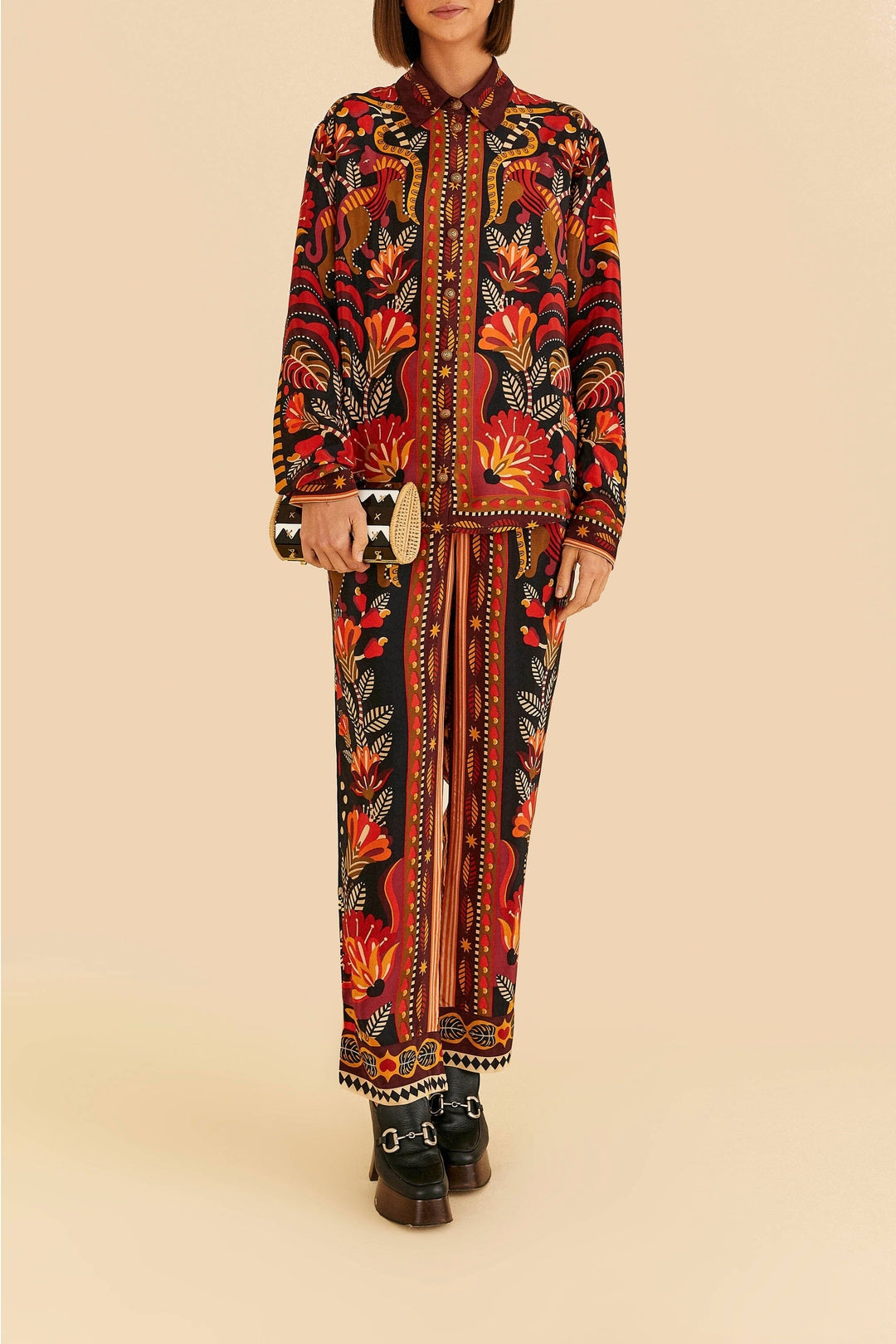 Pantalon Nature Beauty - Rouge