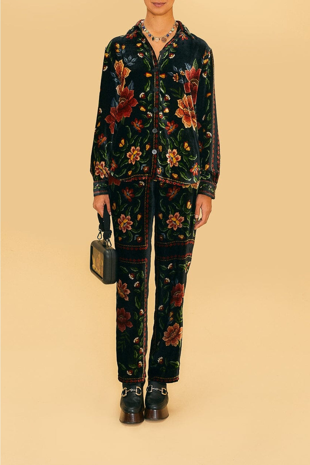 Pantalon Garden Macaws - Noir