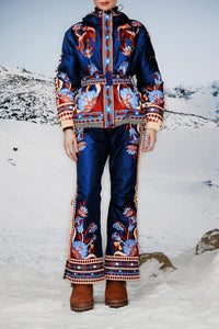 Pantalon de ski nature beauté - Bleu